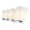 Z-Lite Darcy 4 Light Vanity, Chrome & Etched Opal 1939-4V-CH - alternate 6